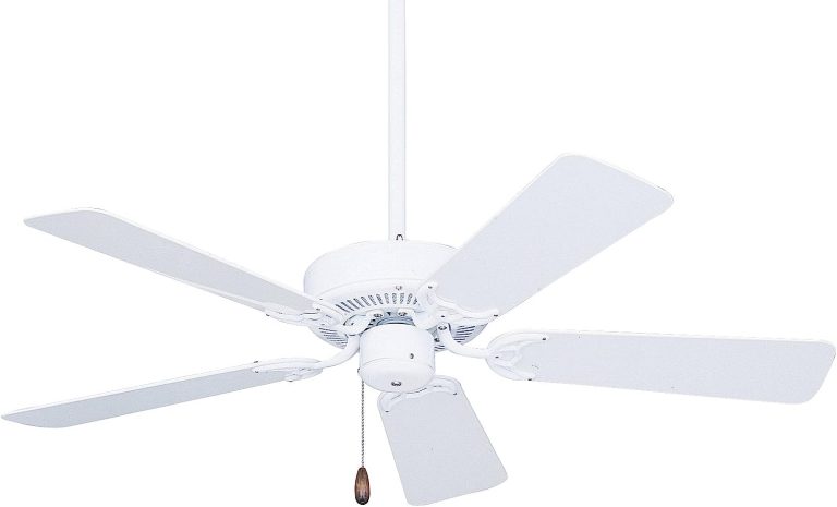 Emerson CF742PFWW Kathy Ireland Home Summer Night Indoor/Outdoor Ceiling Fan, Damp Rated, 42-Inch Weather-Resistant Blades, Light Kit Adaptable, 37 to 45 Inches, Appliance White
