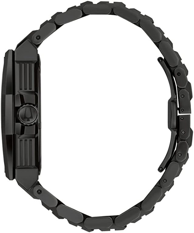 Bulova Marc Anthony Mens Series X Diamond Dial Black Ion-Plated Watch, Style: 98D183
