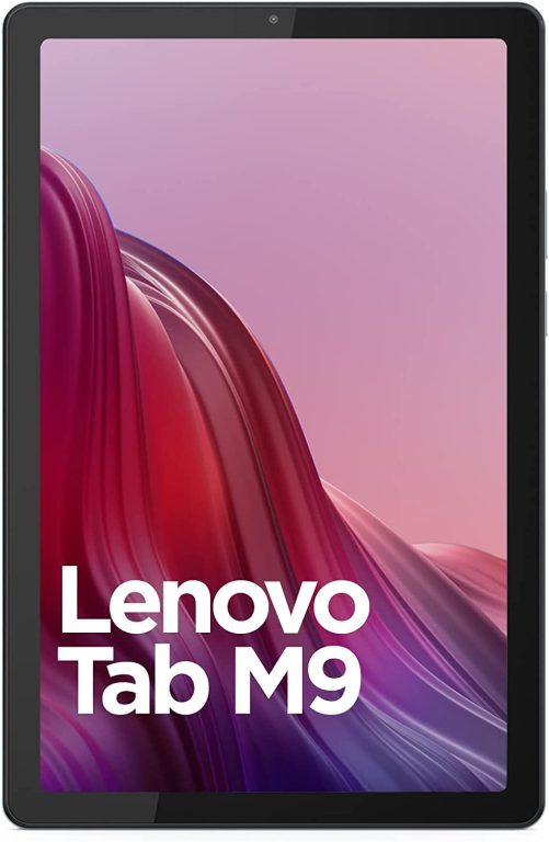 Lenovo Tab M9-2023 – Long Battery Life – 9″ HD – Front 2MP & Rear 8MP Camera – 3GB Memory – 32GB Storage – Android 12 or Later – Folio Case Included