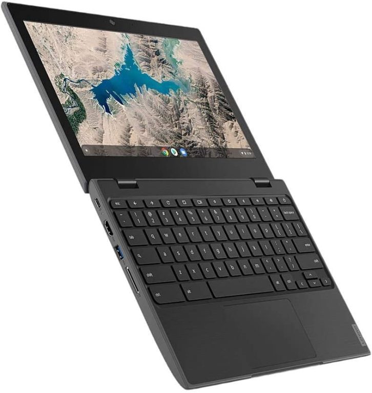 Lenovo 100E Chromebook 2ND Gen Laptop Computer, 11.6″ HD (1366 X 768) Display, MediaTek MT8173C Processor, 4GB RAM, eMMC TLC SSD, Powervr GX6250, Chrome OS, Black (32GB eMMC)