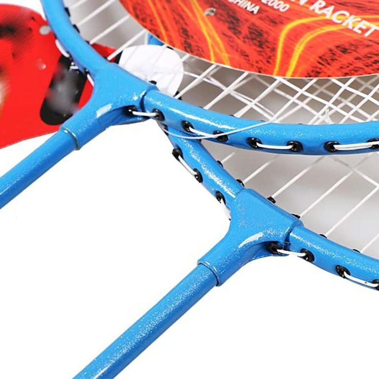 CZDYUF 2 Player Badminton Racket Set Indoor Outdoor Sports Students Practice Badminton Racquet with Cover Bag