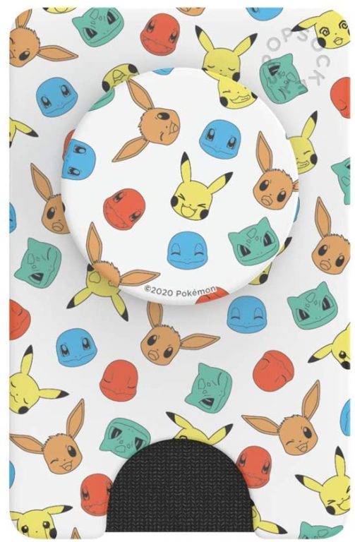 PopSockets PopWallet+: Swappable and Repositionable Wallet – Pokemon Faces