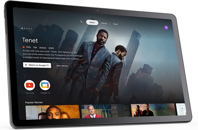 Lenovo Tab M10 Plus (3rd Gen) – 2022 – Long Battery Life – 10″ FHD – Front & Rear 8MP Camera – 3GB Memory – 32GB Storage – Android 12 or Later