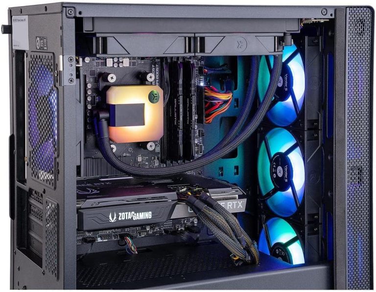 ZOTAC Gaming MEK Hero G1 A5837 Liquid Cooling Gaming PC Desktop AMD Ryzen 7 5800X, GeForce RTX 3070 8GB, 16GB 3200MHz DDR4, 1TB M.2 NVMe SSD, 1TB HDD, WiFi + Bluetooth – ‎GH3070A5800X01BL-U-W2B