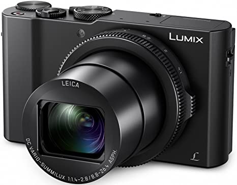 Panasonic LUMIX LX10 4K Digital Camera, 20.1 Megapixel 1-Inch Sensor, 3X LEICA DC VARIO-SUMMILUX Lens, F1.4-2.8 Aperture, POWER O.I.S. Stabilization, 3-Inch LCD, DMC-LX10K (Black)