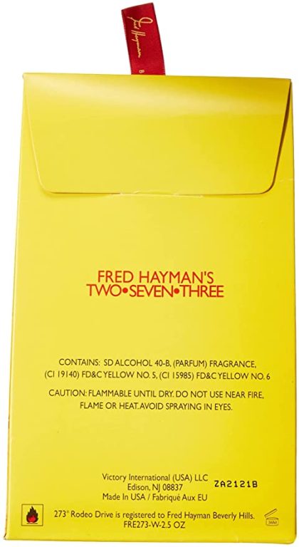273 By Fred Hayman For Women. Eau De Parfum Spray 2.5 Oz