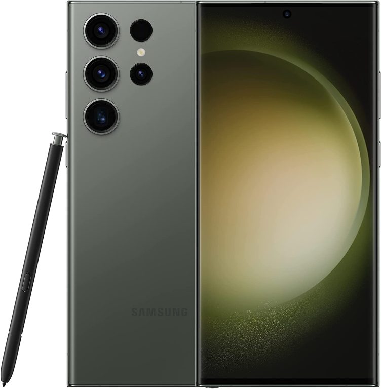 SAMSUNG Galaxy S23 Ultra Cell Phone, Factory Unlocked Android Smartphone, 256GB Storage, 200MP Camera, Night Mode, Long Battery Life, S Pen, US Version, 2023, Green