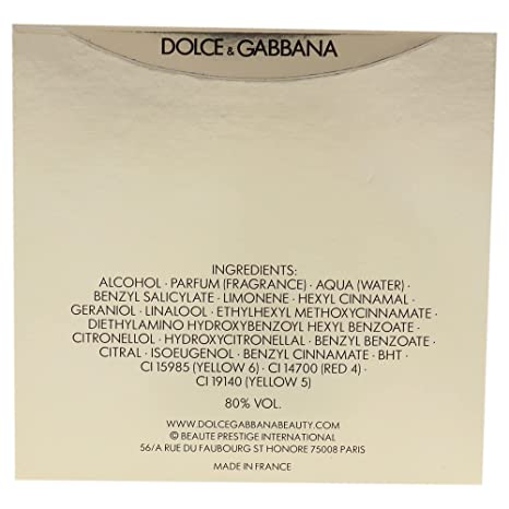 D&G The One for Women EDP Spray, 1.6 Fluid Ounce, Beige , Pack of 1