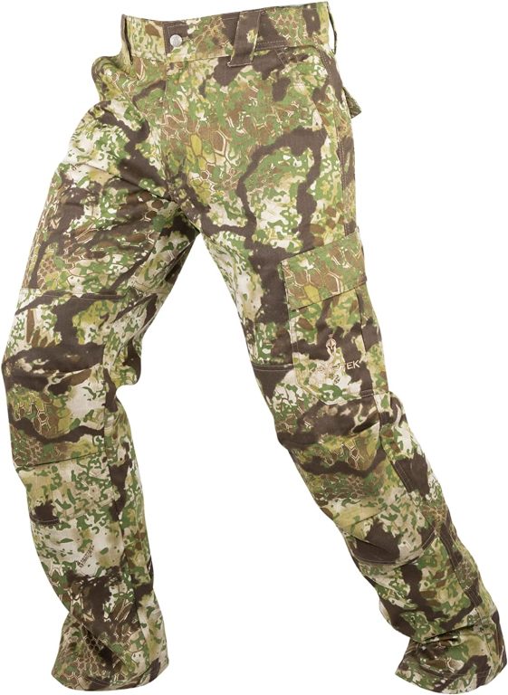 Kryptek Menâ€™s Stalker Pant, Stealthy Camo Hunting Pant
