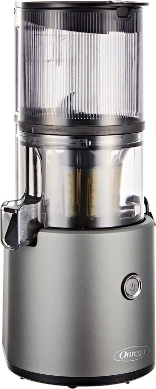 Omega Juicer JC2022BK11 Slow Masticating Cold Press Vegetable and Fruit Juice Extractor Effortless Series for Batch Juicing with Extra Large Hopper for No-Prep, 68-Ounce Capacity, 150-Watts, Black