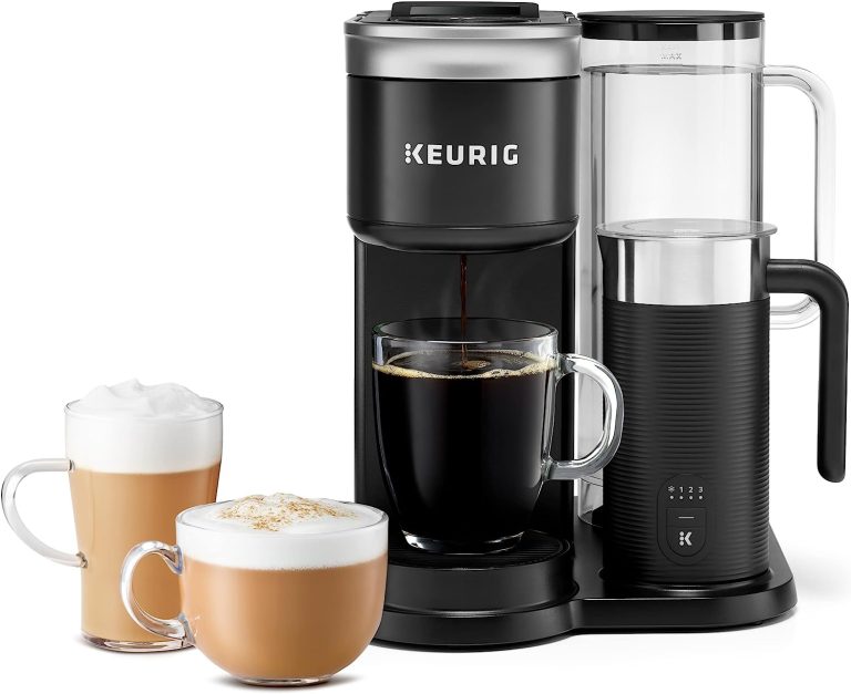 Keurig K-CafÃ© SMART Single Serve Coffee Maker with WiFi Compatibility, Latte and Cappuccino Machine with Built-In Frother, 6 Brew Sizes, Compatible with Alexa, Black, (5000365485)