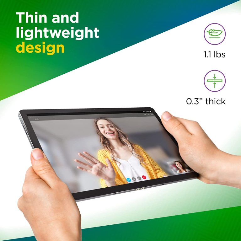 Lenovo Tab P11 Plus (1st Gen) – 2021 – Tablet – Long Battery Life – 11″ LCD – MediaTek Octa-Core Processor – 4GB Memory – 128GB Storage – Android 11 – Bluetooth & Wi-Fi – Keyboard Included