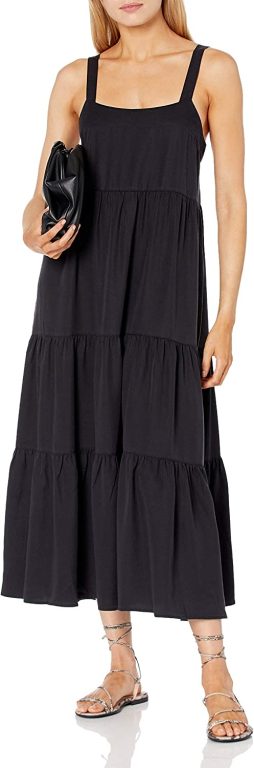 The Drop Women’s Britt Tiered Maxi Tent Dress