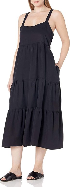 The Drop Women’s Britt Tiered Maxi Tent Dress
