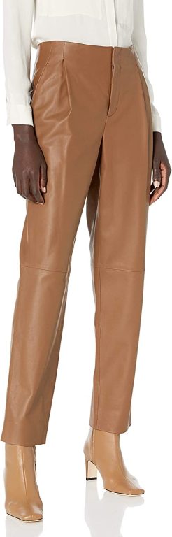 Vince Women’s Leather Tapered Pant