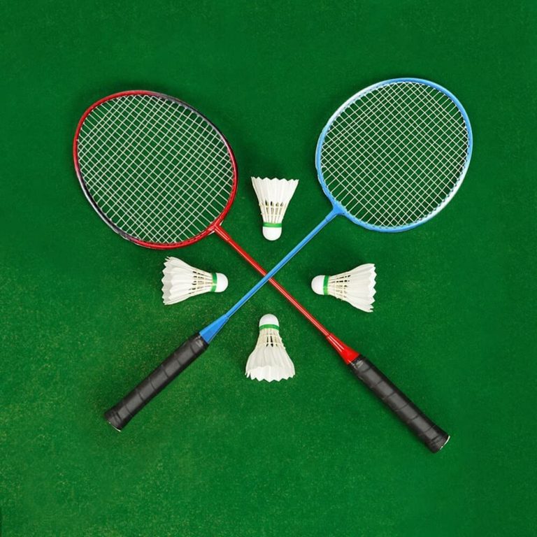 CZDYUF 2 Player Badminton Racket Set Indoor Outdoor Sports Students Practice Badminton Racquet with Cover Bag