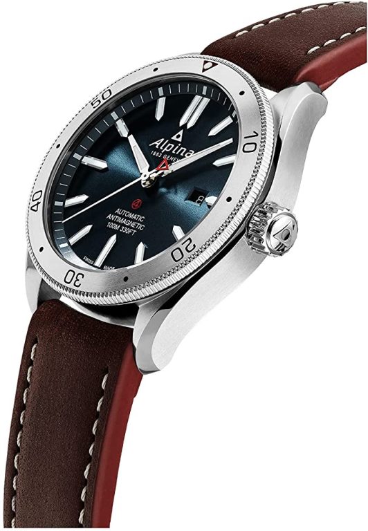 Alpina Men’s AL-525NS5AQ6 Alpiner 4 Analog Display Automatic Self Wind Brown Watch