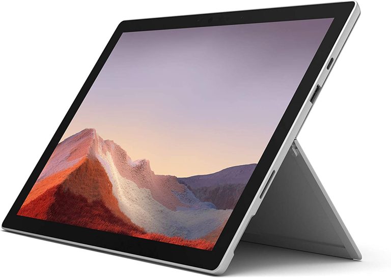 Microsoft Surface Pro 7 â€“ 12.3″ Touch-Screen – Intel Core i3-4GB Memory – 128GB Solid State Drive â€“ Platinum,
