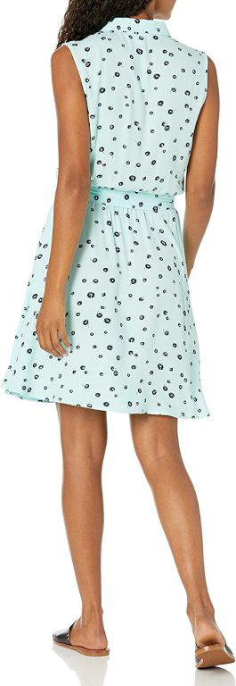 Amazon Essentials Women’s Sleeveless Woven Shirt Dress