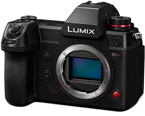 PANASONIC LUMIX S1H Digital Mirrorless Video Camera with 24.2 Full Frame Sensor, 6K/24p Video Recording Capability, V-Log/V-Gamut, and Multi-Aspect Recording