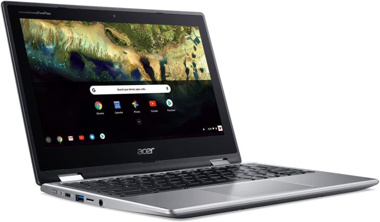 Acer Chromebook Spin 11 CP311-1H-C5PN Convertible Laptop, Celeron N3350, 11.6″ HD Touch, 4GB DDR4, 32GB eMMC, Google Chrome