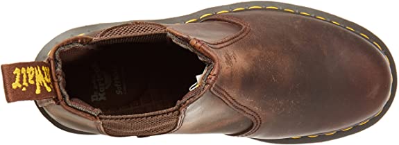 Dr. Martens, Unisex 2976 Slip Resistant Service Boots, Full-Grain Industrial Leather