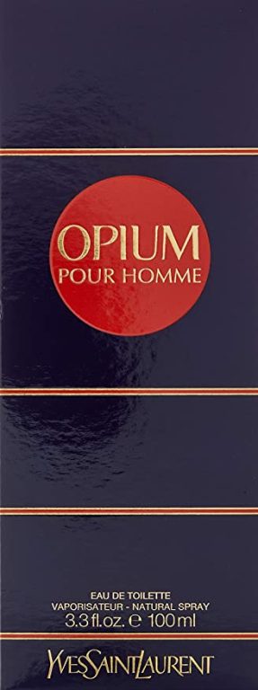Opium By Yves Saint Laurent For Men. Eau De Toilette Spray 3.3 Ounces
