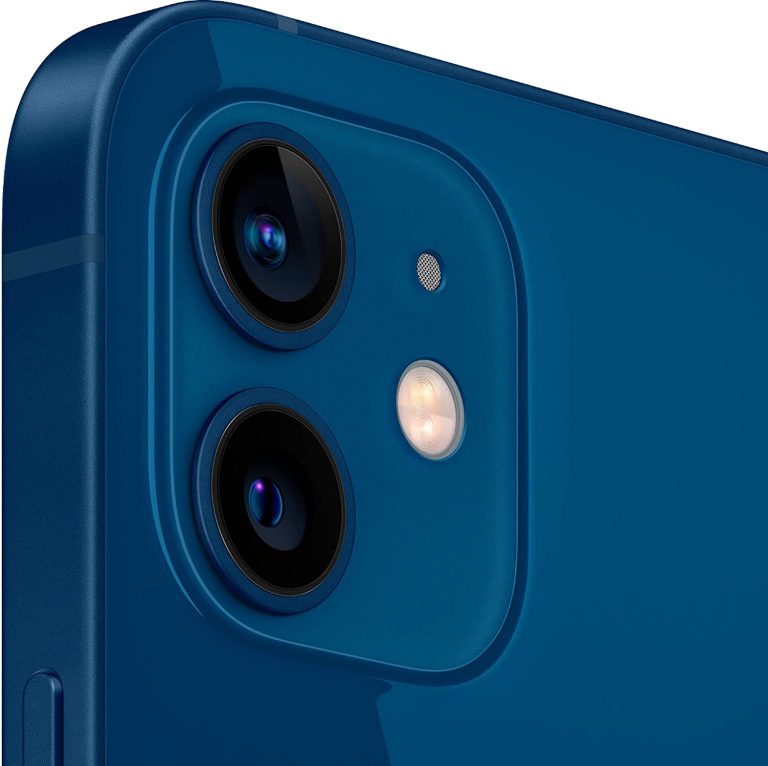 Apple iPhone 12, 256GB, Blue – Unlocked (Renewed Premium)