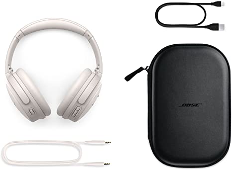Bose QuietComfort 45 Bluetooth Wireless Noise Cancelling Headphones – White Smoke