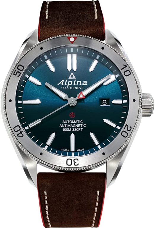 Alpina Men’s AL-525NS5AQ6 Alpiner 4 Analog Display Automatic Self Wind Brown Watch