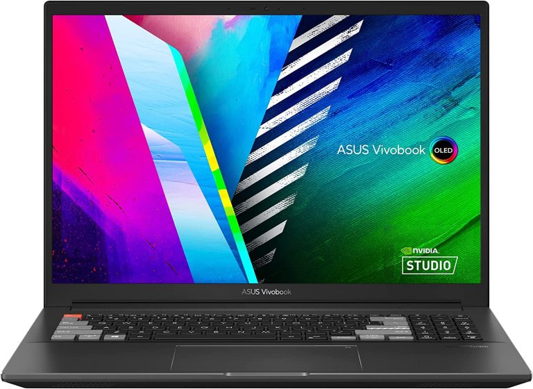 ASUS VivoBook Pro 16X OLED Slim Laptop, 16″ 4K 16:10 Display, AMD Ryzen 9 6900H CPU, NVIDIA GeForce RTX 3050 Ti, 32GB RAM, 1TB SSD, Windows 11 Home, 0Â°Black, M7600RE-XB99,Gray