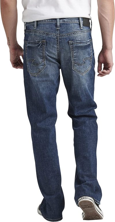 Silver Jeans Co. Men’s Zac Relaxed Fit Straight Leg Jean – Legacy
