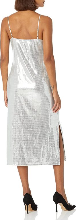 The Drop Women’s Zayne Holiday Shine Slip Dress
