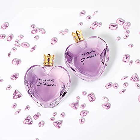 Vera Wang Princess Eau de Toilette for Women – Fruity Floral Scent – Sweet Notes of Vanilla, Water Lily, and Apricot – Feminine and Modern – 1.7 Fl Oz