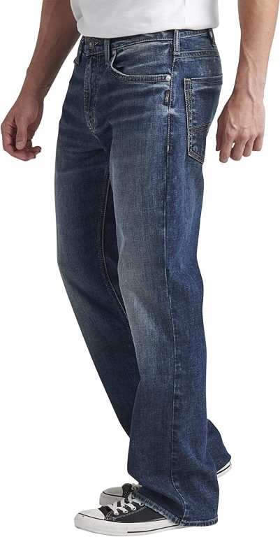 Silver Jeans Co. Men’s Zac Relaxed Fit Straight Leg Jean – Legacy