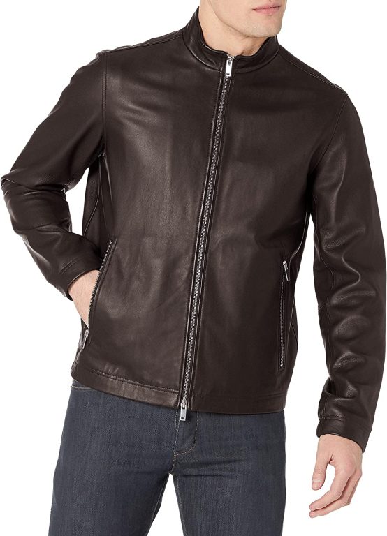 Theory Men’s Morvek Leather Jacket