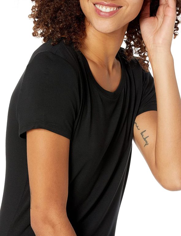 Amazon Essentials Women’s Short-Sleeve Maxi Dress