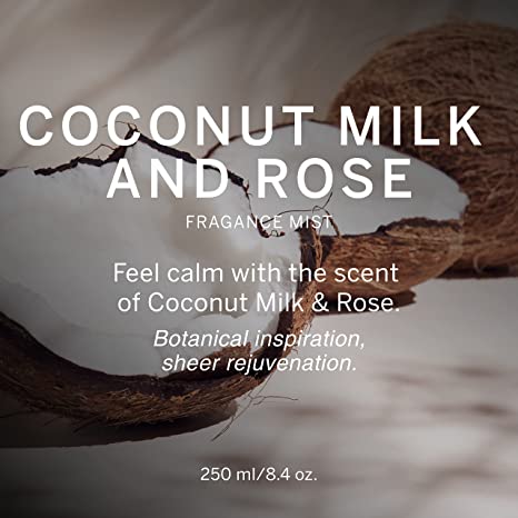 Victoria’s Secret Coconut Milk and Rose Body Mist for Women, Perfume with Notes of Coconut Milk and Rose, Womens Body Spray, Feel Calm Women’s Fragrance – 250 ml / 8.4 oz