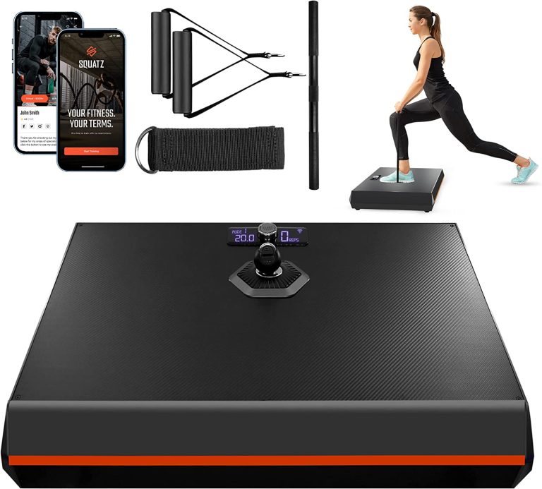 SQUATZ Pluto Fitness Board – Multifunctional Workout Device with Standard, Eccentric, and Isokinetic Training Modes, WiFi and Bluetooth Streaming, Home Gym Equipment for Full Body Workouts