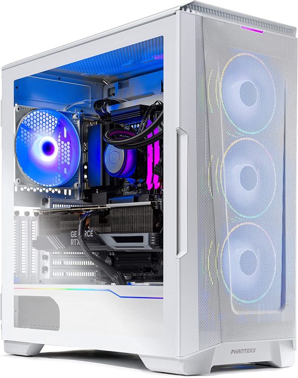 Skytech Nebula Gaming PC Desktop â€“ Intel Core i3 12100F 3.3 GHz, NVIDIA RTX 3050, 500GB NVME SSD, 16GB DDR4 RAM 3200, 600W Gold PSU, Wi-Fi, Windows 11 Home 64-bit