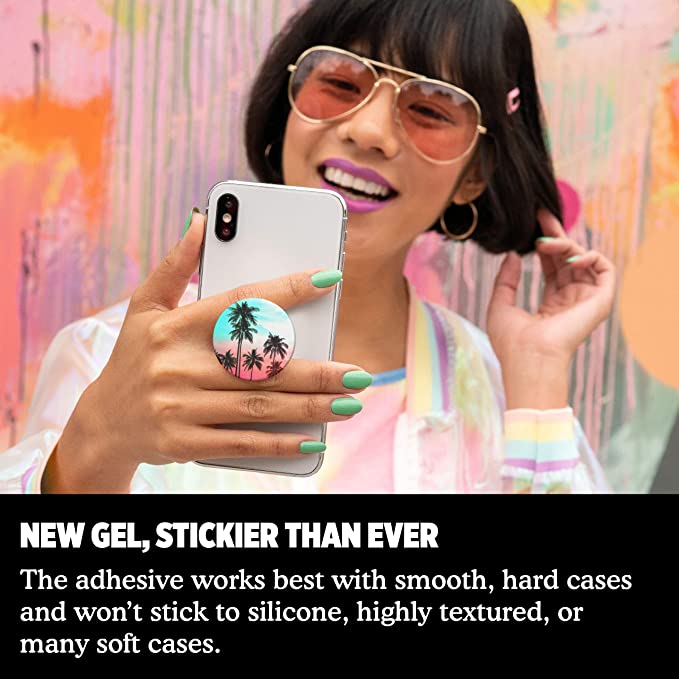 ​​​​PopSockets: Phone Grip with Expanding Kickstand, for Phone – Foil Confetti Rose Gold