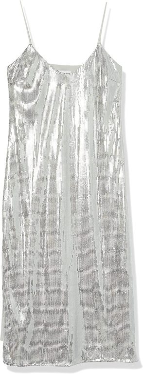 The Drop Women’s Zayne Holiday Shine Slip Dress