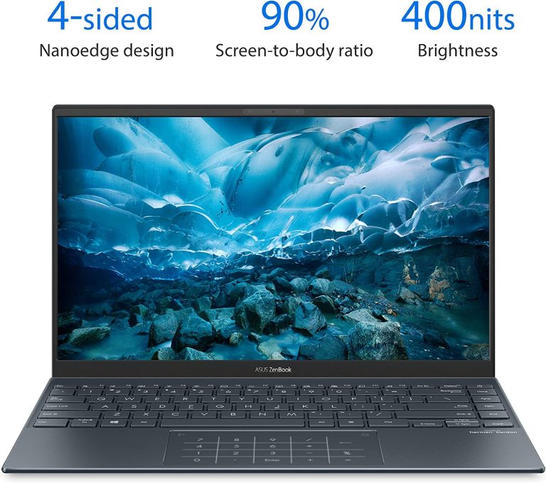 ASUS ZenBook 14 Ultra-Slim Laptop 14â€ FHD Display, AMD Ryzen 9 5900HX CPU, Radeon Vega 7 Graphics, 16GB RAM, 1TB PCIe SSD, NumberPad, Windows 11 Pro, Pine Grey, UM425QA-XH99