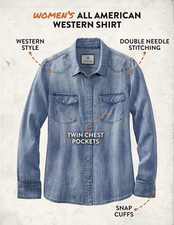 Legendary Whitetails Women’s All American Western Shirt