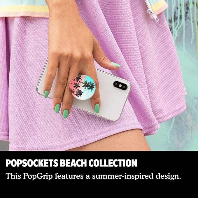 ​​​​PopSockets: Phone Grip with Expanding Kickstand, for Phone – Foil Confetti Rose Gold