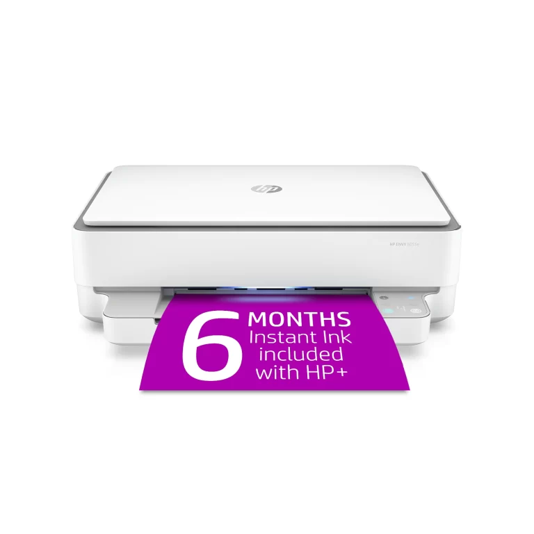 HP ENVY 6055e All-in-One Wireless Color Inkjet Printer – 6 months free Instant Ink with HP+