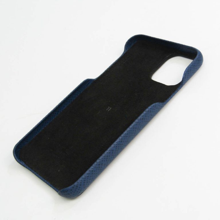 Authenticated Used Louis Vuitton Taiga Monogram Eclipse Phone Bumper Cobalt PHONE / Bumper 11 M30601