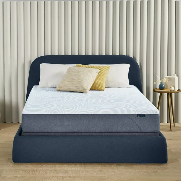 Serta Perfect Sleeper Nestled Night 10″ Medium Firm Gel Memory Foam Mattress