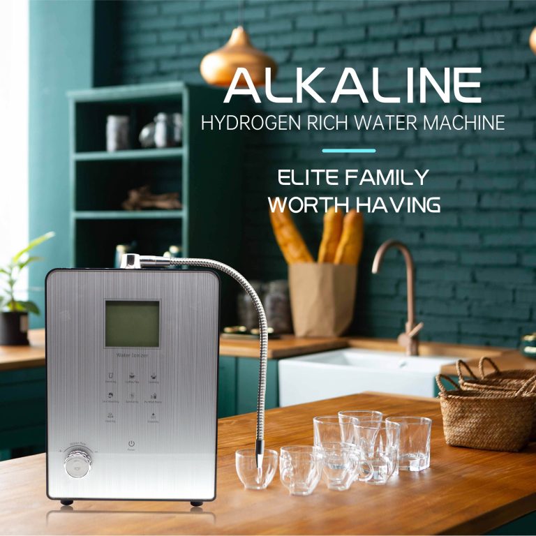 ALKA alkaline water Ionizer Plus+ | Water Ionizer | Alkaline Water Filtration System | Produces pH 3.0-11.2 Alkaline Water | Up to -800mV ORP | 9000 Liters Per Filter| Heating Function Silver