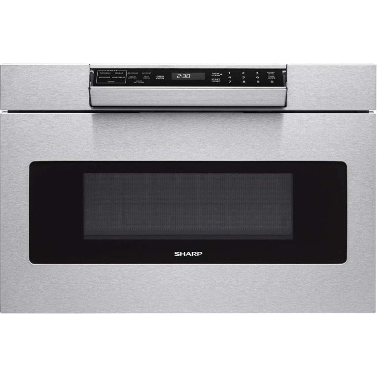 Sharp 30-Inch 1.2 Cu. Ft. 950W Sharp Stainless Steel Microwave Drawer Oven (SMD3070ASY) – (Open Box)